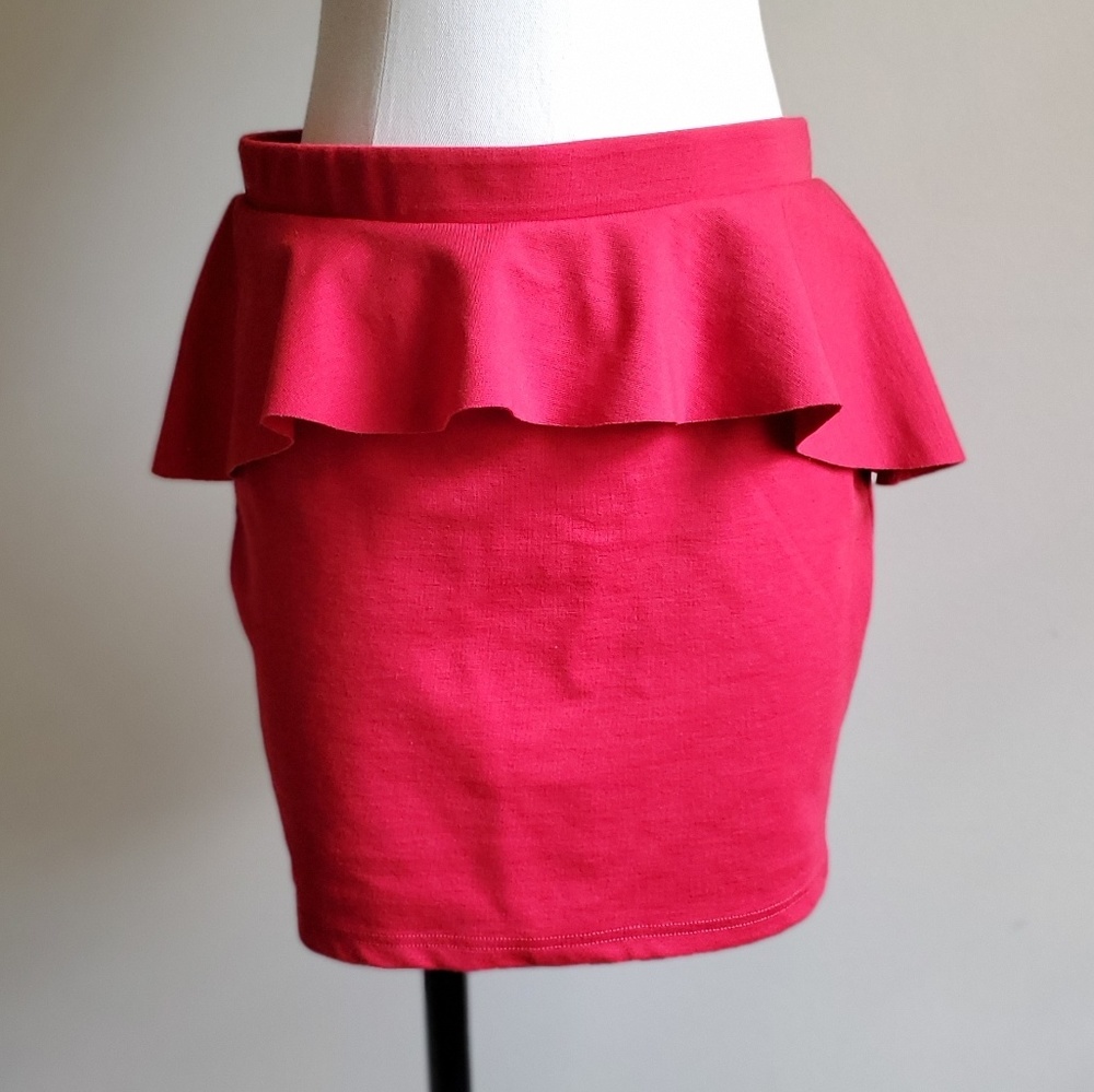 Candies RED ruffle skirt